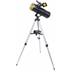Bresser Optik Solarix 114/500 Spiegeltelescoop Azimutaal Newton Vergroting 20 tot 230 x