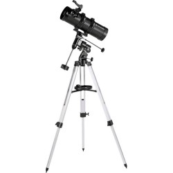 Bresser Optik Pluto 114/500 EQ Spiegeltelescoop Equatoriaal Newton Vergroting 20 tot 375 x